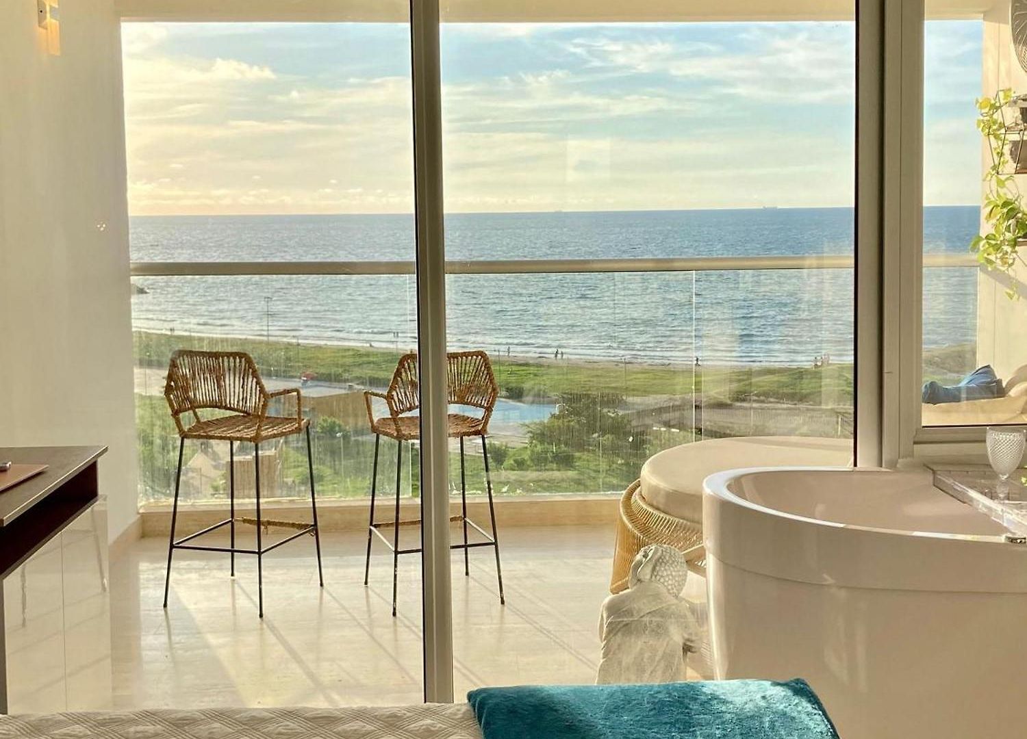 -relajante Tina Vista Al Mar-atardecer Cb803 * Cartagena